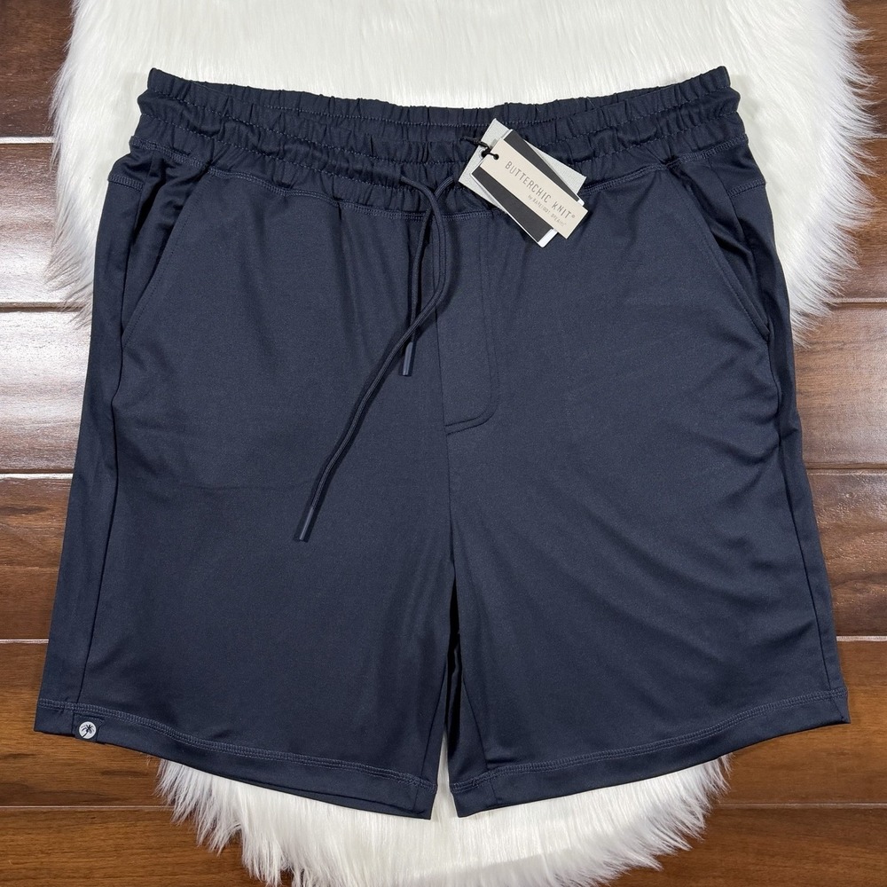 Barefoot Dreams Malibu Men's Size Large Indigo Butterchic Knit Lounge Shorts